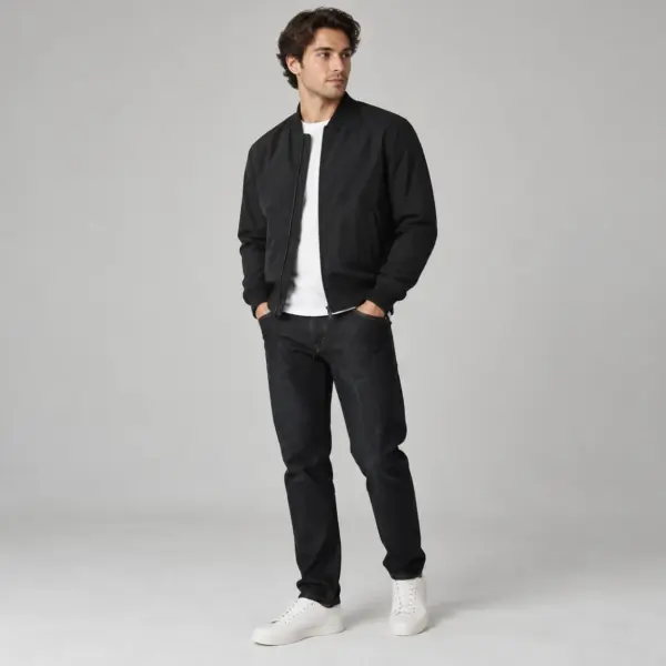 Ezra Bomber Jacket front view