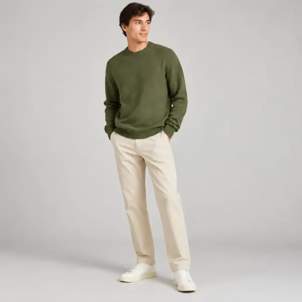 Dylan Crew Knit front view