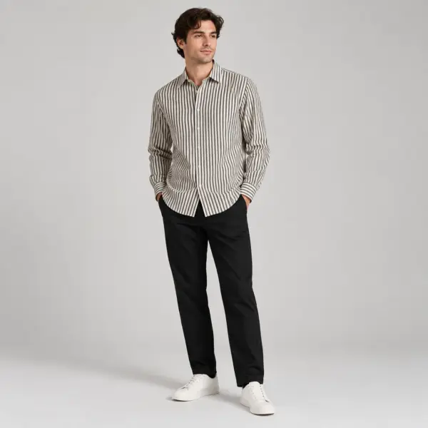 Noel Stripe Shirt front view