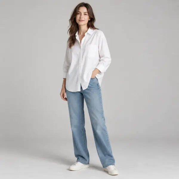 Lena Relaxed Shirt front view