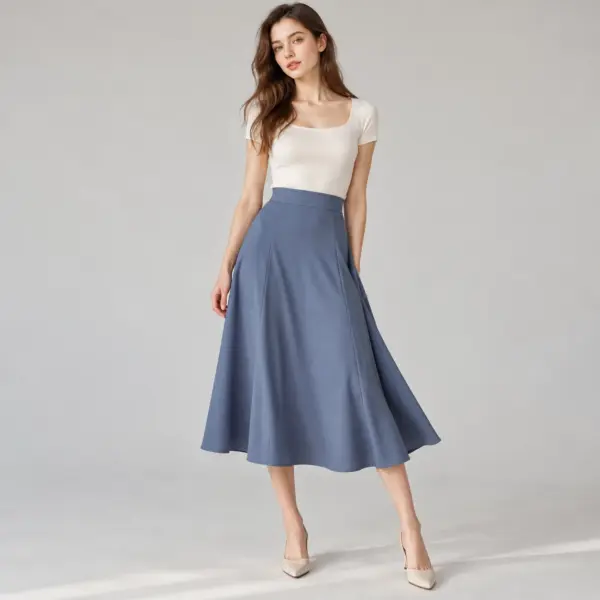 Rhea A-Line Skirt front view